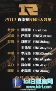 皇族大名单公布：RNG全华班已经建成,lol日服