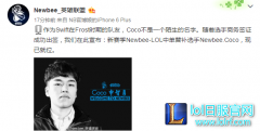 签证办妥：Newbee中单替补Coco就位,lol日服