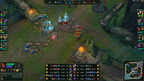 0对线faker,有单杀,演示岩雀完美开团姿势